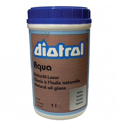 Lasure aux huiles naturelles aqua en 1 litre teck