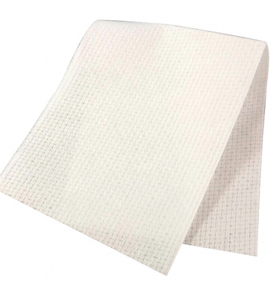 Sachet de 50 chiffons blanc non tissés 40 x 42 cm