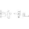 Accessoire pour série 6500 ALPHA BM et 1600 ALPHA BM module douverture béquille débrayable