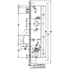 Réf 8012 entraxe 973 mm têtière plate de 235 mm