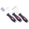 Lot de 3 couteaux à frapper lame inox et talon inox largeur 32 32 75 mm