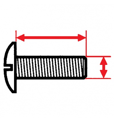 Boulon poêlier réf 530020