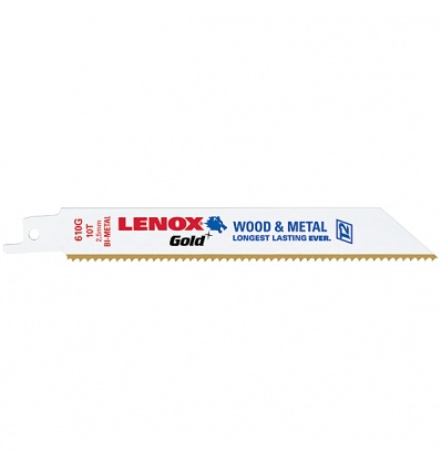 Carte de 5 lames Bimétal 610R 150 x 20 x 09 mm pour bois cloutés plastiques métaux non ferreux aluminium et composites Coupe flexible