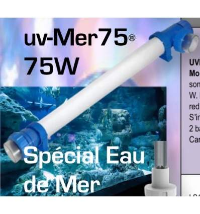 Appareil UV en ABS et PVC pression Modèle UV-C MER pour eau de MER - Aquahyper