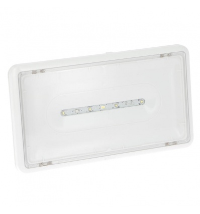 BAEH saillie à LEDs 8lm 5h IP43 IK07 plastique SATI Connecté pour bâtiments d'habitation