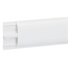 Plinthe DLPlus 80x20 2 compartiments 1 couvercle longueur 2 mètres blanc