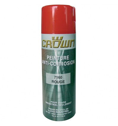 Peinture aérosol anticorrosion modèle Crown