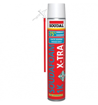 Mousse polyuréthane à faible expansion manuel modèle Xtra 750ml