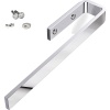 Porte serviettes PELI acier inox fini chromé brillant long 340 x larg 65 x haut 30 mm