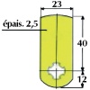 Serrure à came batteuse réf 12726000 pour meuble N311F