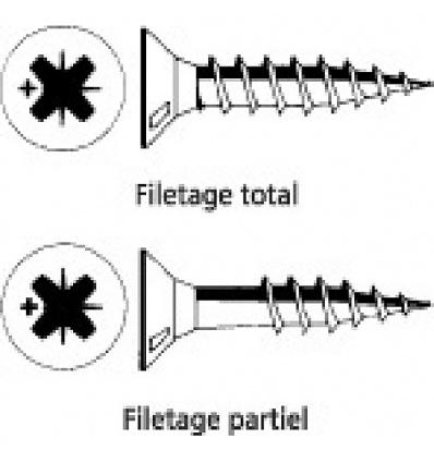 Vis à bois réf 28