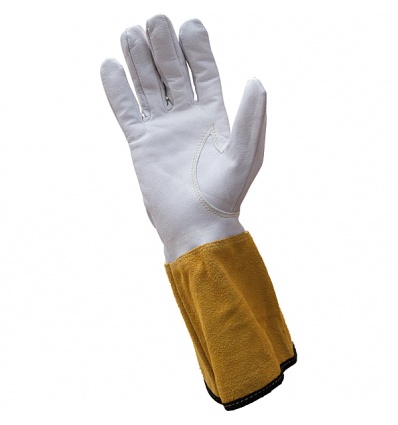 Gants de soudeur Cuir en fleur de caprin et fils kevlar T 8