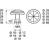 Bouton de meuble modèle Mélusine