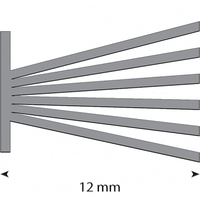 Brosse détanchéité long de 6 m pour cache rail LOU229