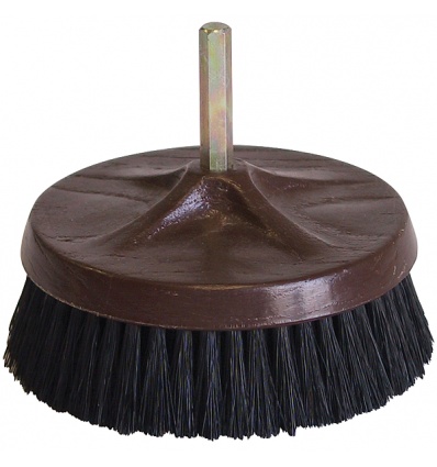 Brosse rotative axiale soie naturelle haut 30 mm