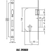 Serrure à rouleau modèle Multibat