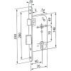Serrure à encastrer modèle 900