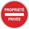 Disque de signalisation divers stratifié