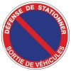 Disque de signalisation divers stratifié