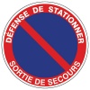 Disque de signalisation divers stratifié