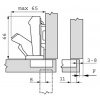 Charnière CLIP TOP ouverture 170 Blum grand coude Inserta CH71654