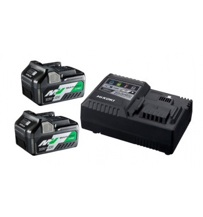 Pack de 2 batteries MultiVolt Hikoki UC18YSL3WEZ 5 25 Ah 36 18 V chargeur UC18YSL3