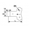 GOND TABLEAU ALU 125MM 61PAT2J