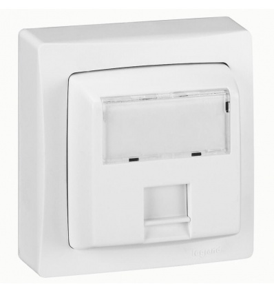 Prise RJ45 ASL Legrand FTP saillie blanc 086047