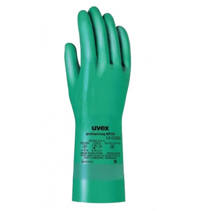 Gants de protection nitrile Uvex profastrong NF33