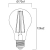 Lampe TOLEDO Sylvania RT GLS CL 827 E27 0027137