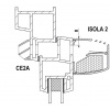 Kit entrée d'air Isola 2 blanche. acoustique pac 2 isola 2. 30m3 354 x 12mm