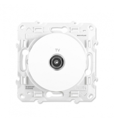 Prise TV ODACE Schneider Electric H 71 mm par vis S520445