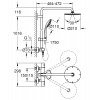 Colonne de douche Grohe Euphoria System 210 avec mitigeur thermostatique