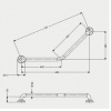 BARRE COUDEE 135 INOX POLI 400X400