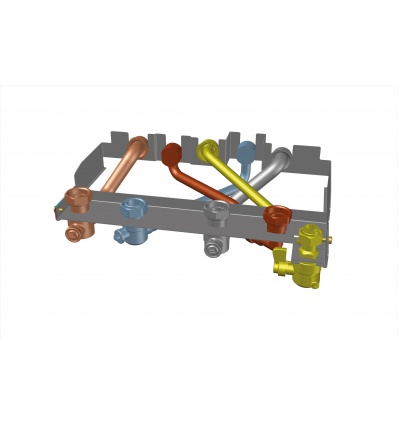 Kit tubulure Saunier Duval Chaffoteaux avec cache CM CELTICSAD