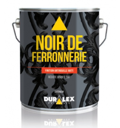 Finition antirouille mate Duralex Noir de Ferronnerie