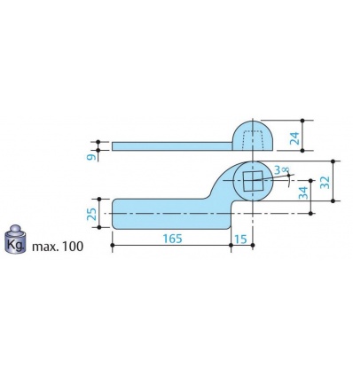 BRAS INF DT DEPORTE 20MM