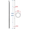 Porterideau droit extensible