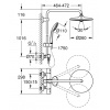 Colonne de douche Grohe Euphoria System 260 avec mitigeur thermostatique