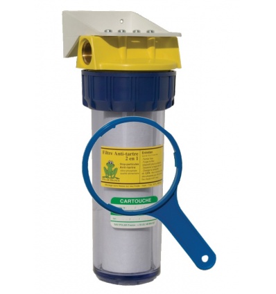 Filtre anti calcaire ou corrosion compact 2 en 1