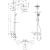 Colonne de douche 1 jet Hansgrohe avec mitigeur thermostatique