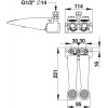 Robinet double pédale P530 3 à 5S NF