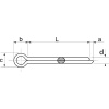 Goupille fendue Acton A4 DIN 94