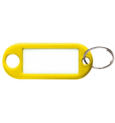 PORTE ETIQUETTE JAUNE BTE 100