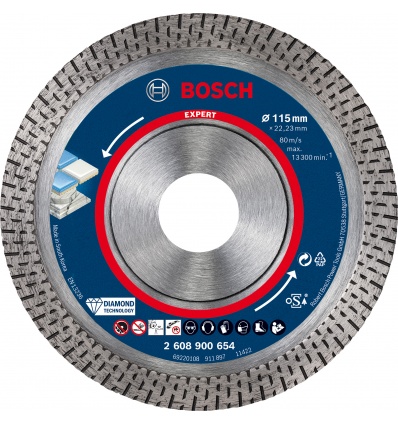 Disques à tronçonner diamantés Bosch Expert HardCeramic