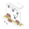 KIT ACC P 1 PORTE 40KG