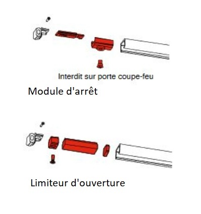 Module darrêt Heracles seul 400500 argent HR509400