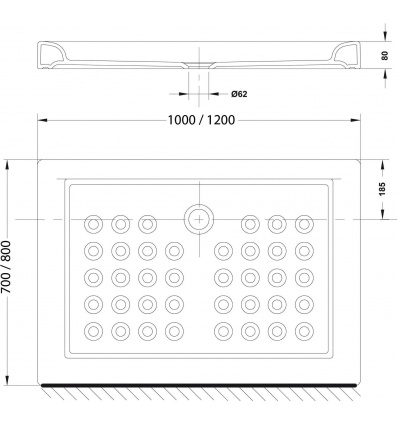 Receveur à poser Roca POLO