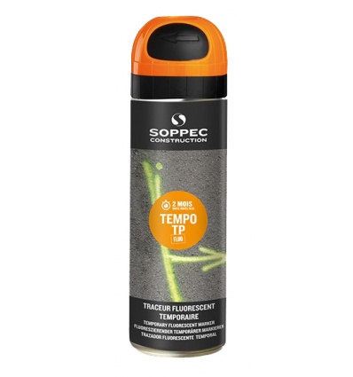 Bombe peinture temporaire Soppec Tempo TP 141616O