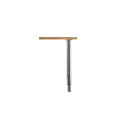 PIED EXTENSIBLE D60 MM 71110 CM NICKEL SATINE